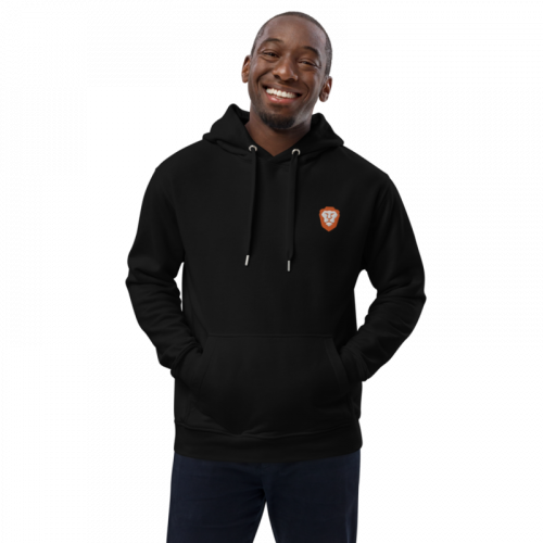 black men wearing hoodie smiles